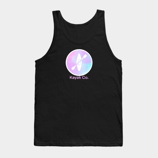 Watercolor Kayak Tank Top by MillerDesigns